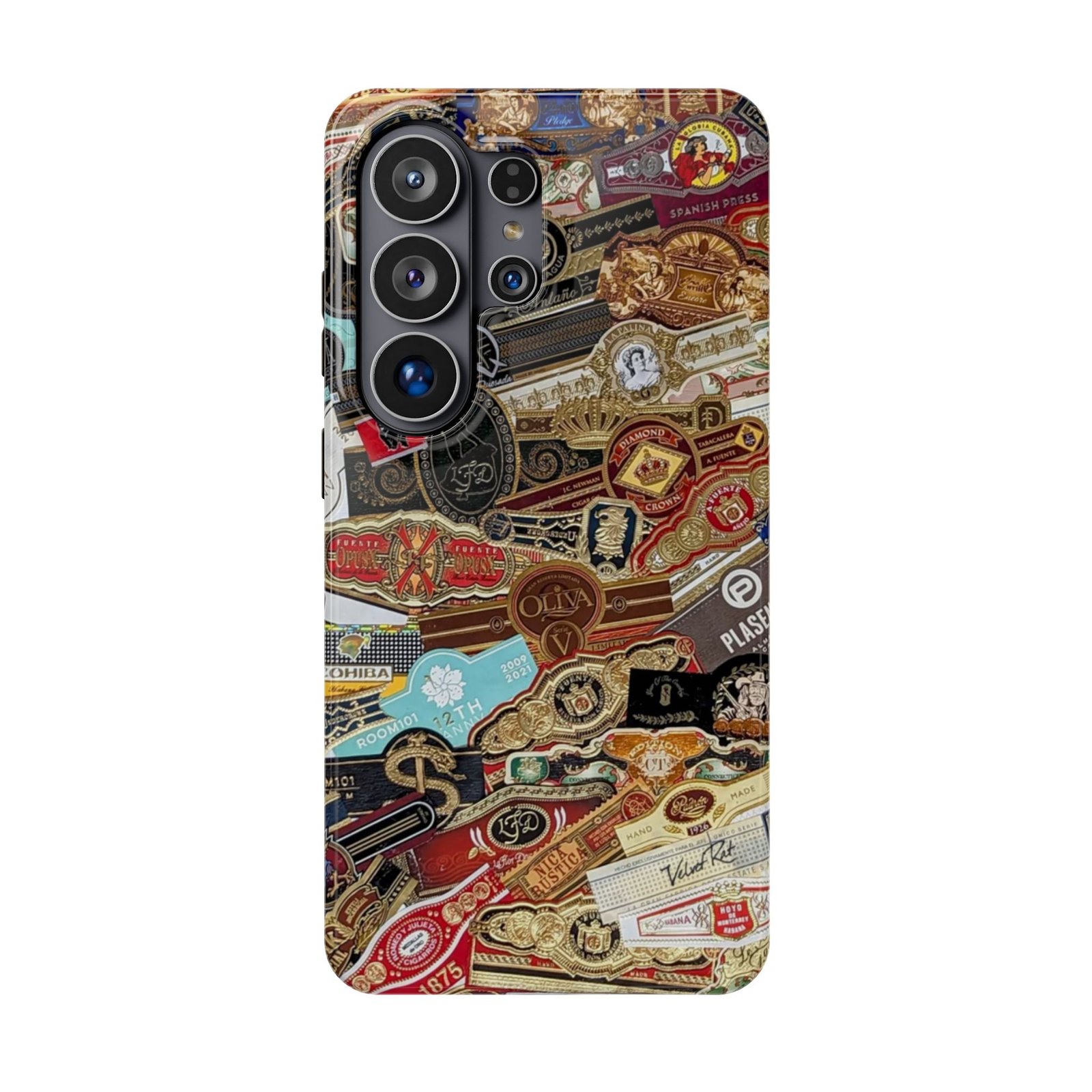 Cigar Band Collage Magnetic Impact-Resistant Phone Case - Image 218