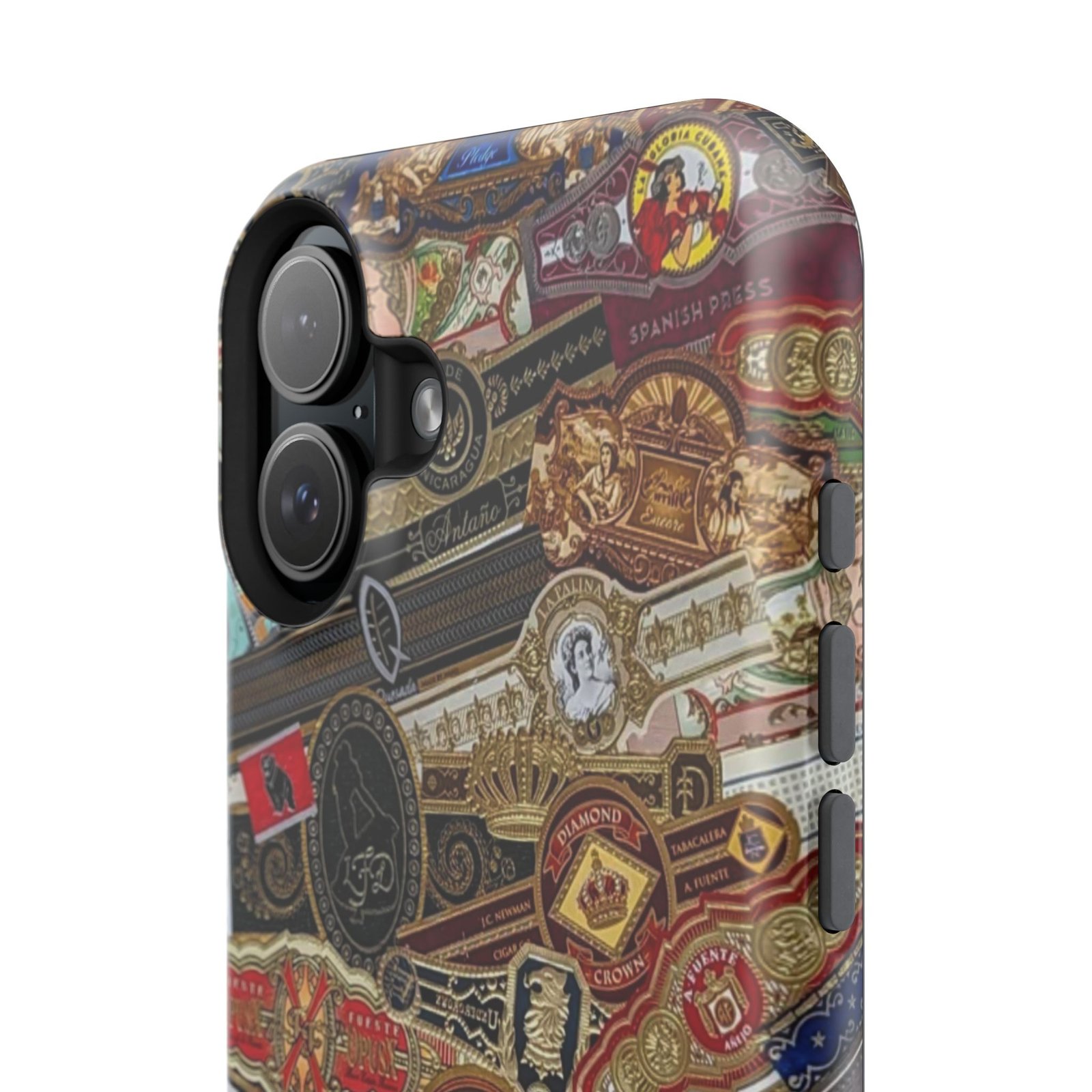 Cigar Band Collage Magnetic Impact-Resistant Phone Case - Image 169