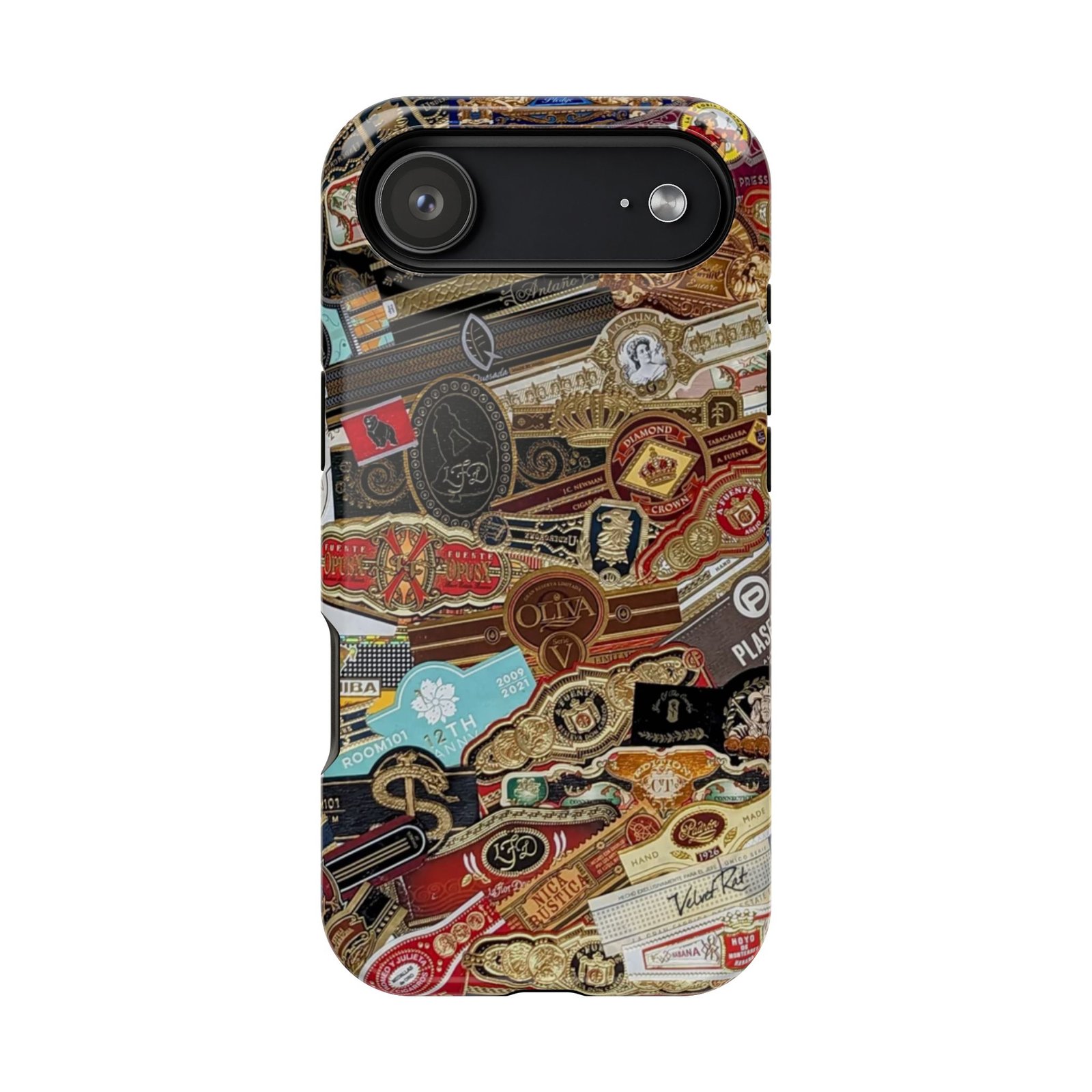 Cigar Band Collage Magnetic Impact-Resistant Phone Case - Image 211