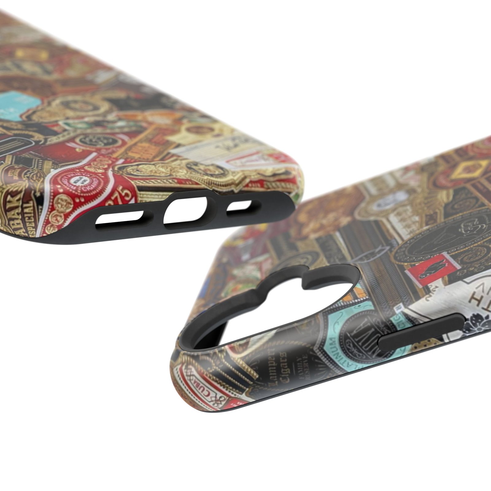 Cigar Band Collage Magnetic Impact-Resistant Phone Case - Image 168