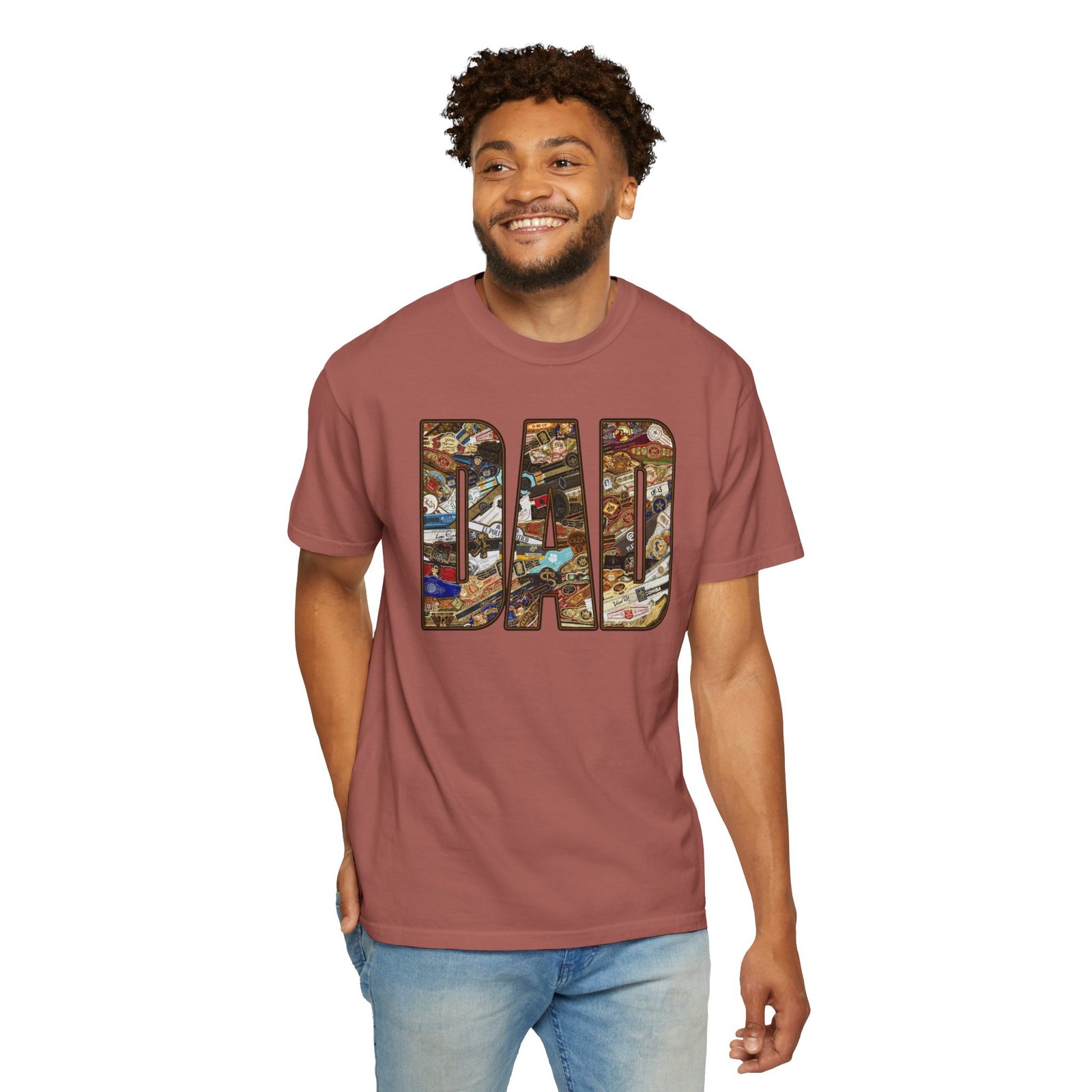 Dad Collage T-Shirt — Vintage Hobby & Tools Graphic Tee for Father’s Day - Image 19