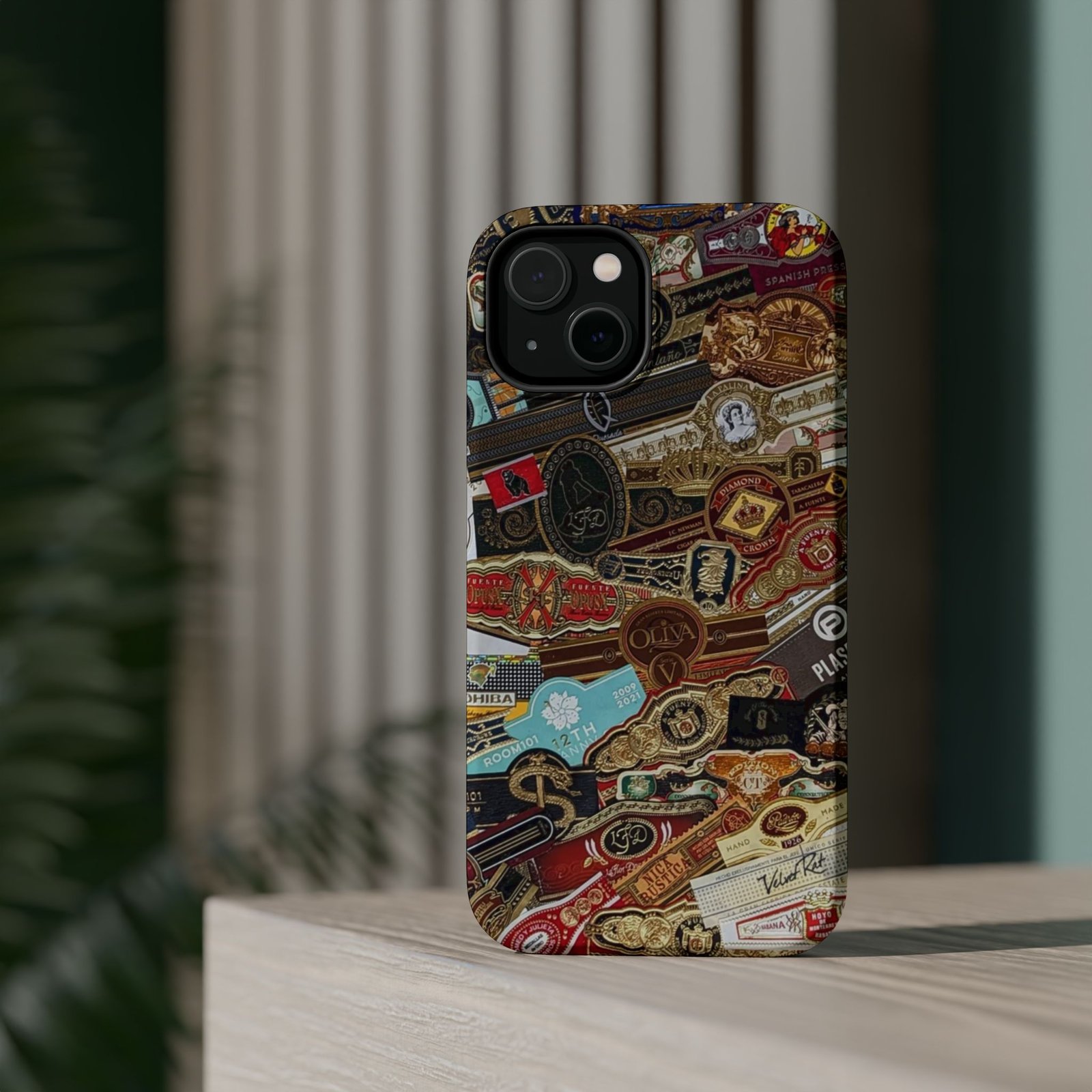 Cigar Band Collage Magnetic Impact-Resistant Phone Case - Image 20