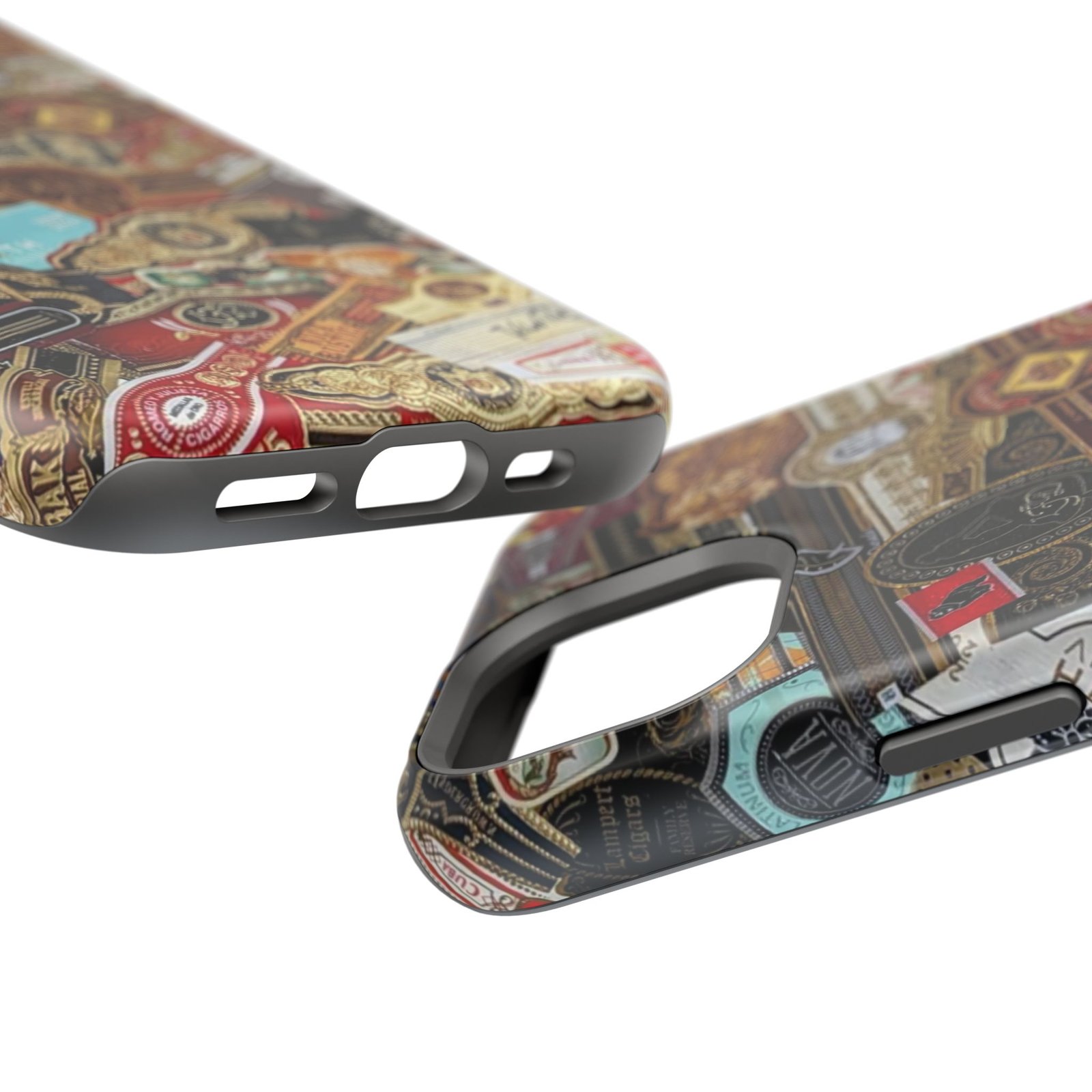 Cigar Band Collage Magnetic Impact-Resistant Phone Case - Image 99