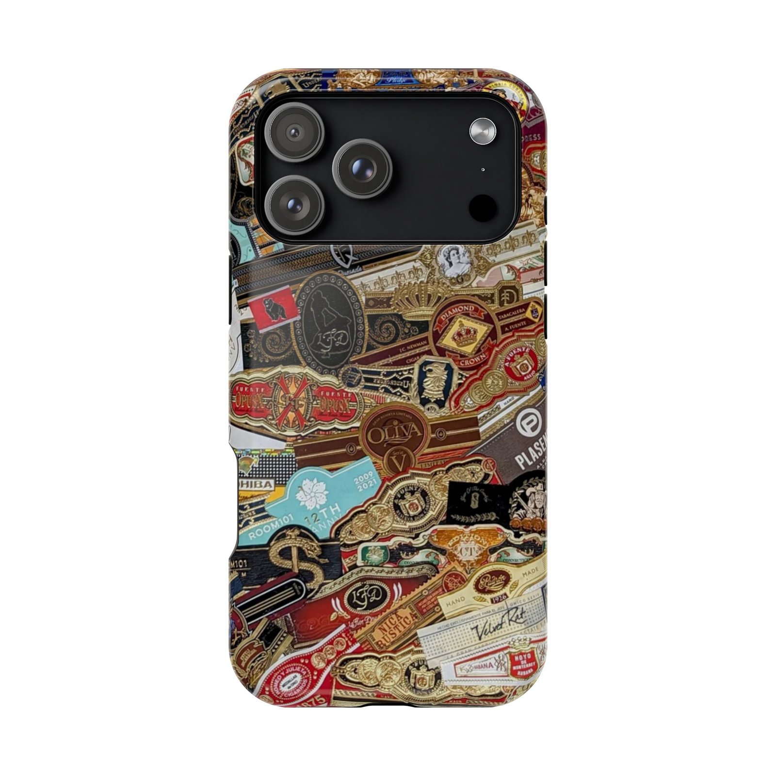 Cigar Band Collage Magnetic Impact-Resistant Phone Case - Image 215
