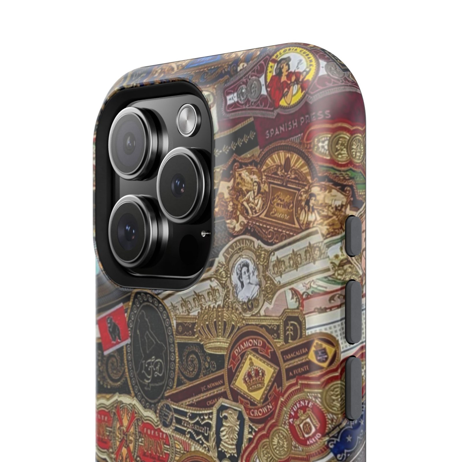 Cigar Band Collage Magnetic Impact-Resistant Phone Case - Image 191