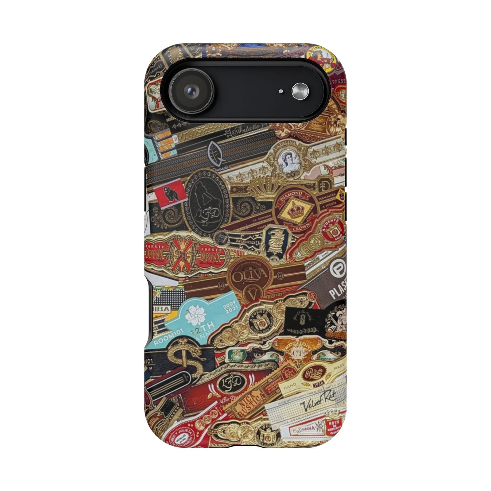 Cigar Band Collage Magnetic Impact-Resistant Phone Case - Image 212