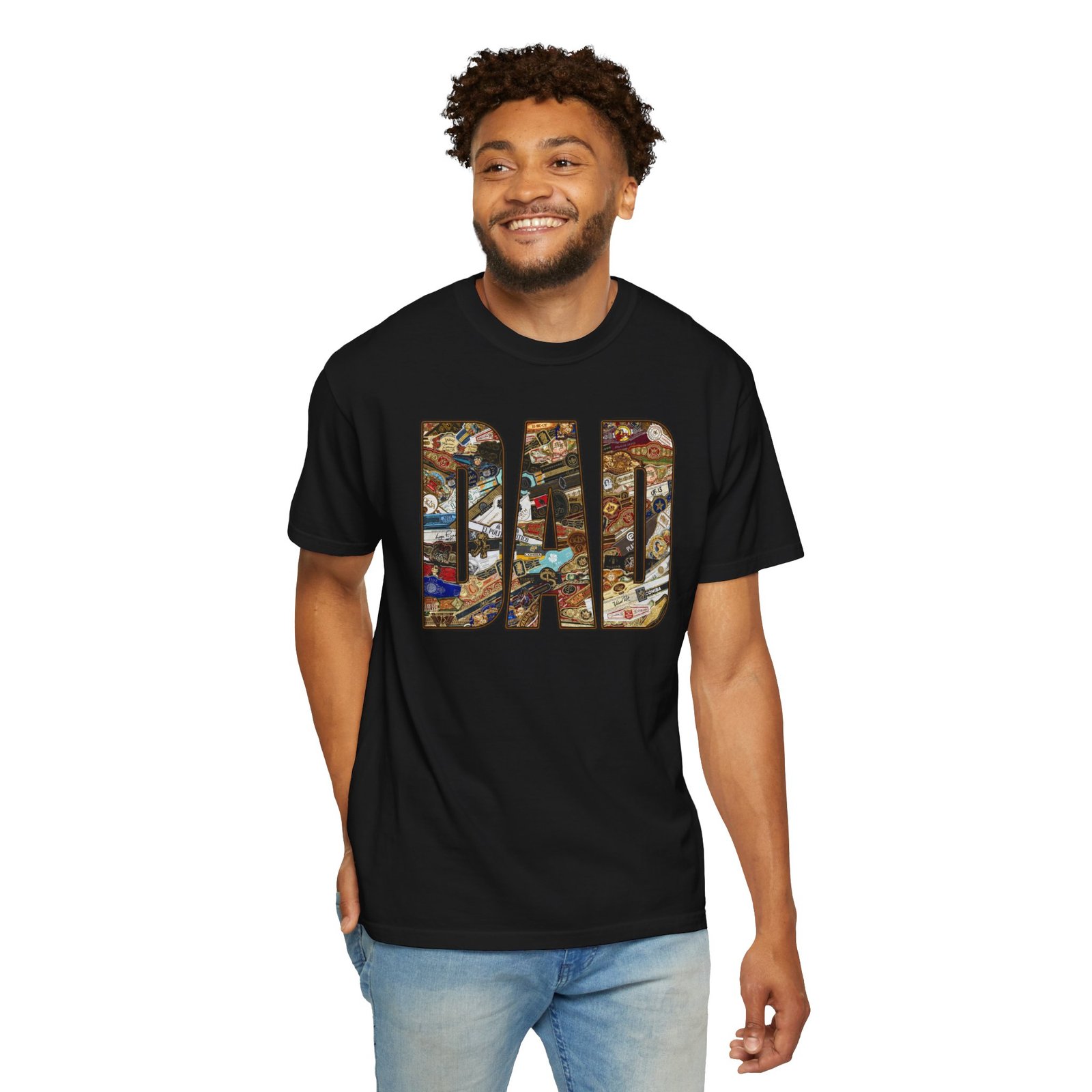 Dad Collage T-Shirt — Vintage Hobby & Tools Graphic Tee for Father’s Day - Image 13