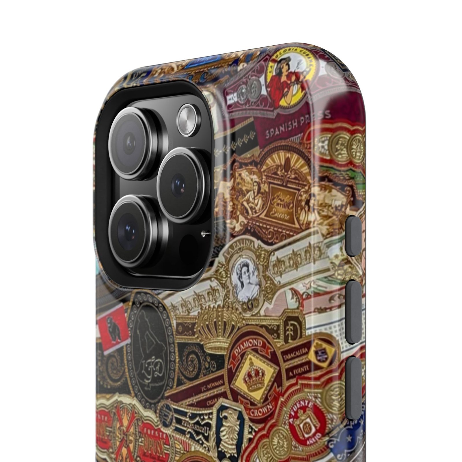 Cigar Band Collage Magnetic Impact-Resistant Phone Case - Image 180