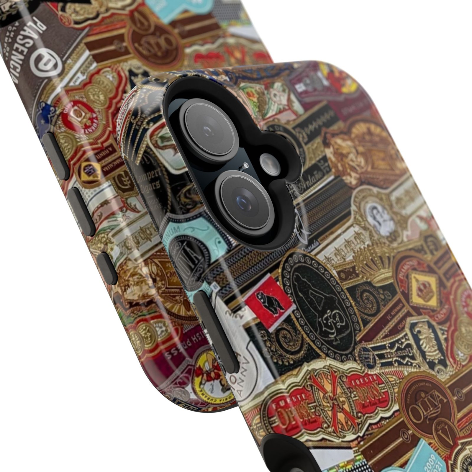 Cigar Band Collage Magnetic Impact-Resistant Phone Case - Image 134