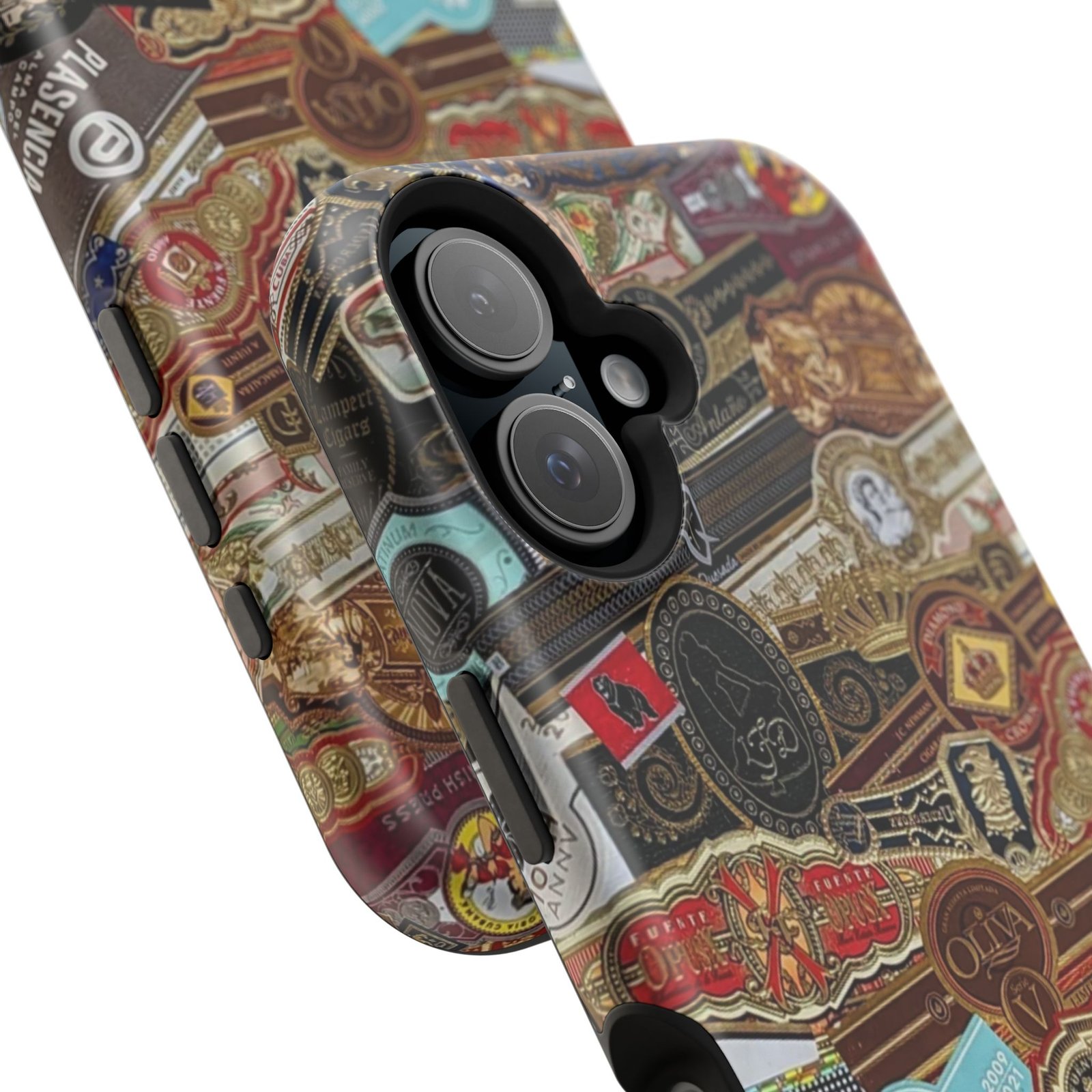 Cigar Band Collage Magnetic Impact-Resistant Phone Case - Image 145