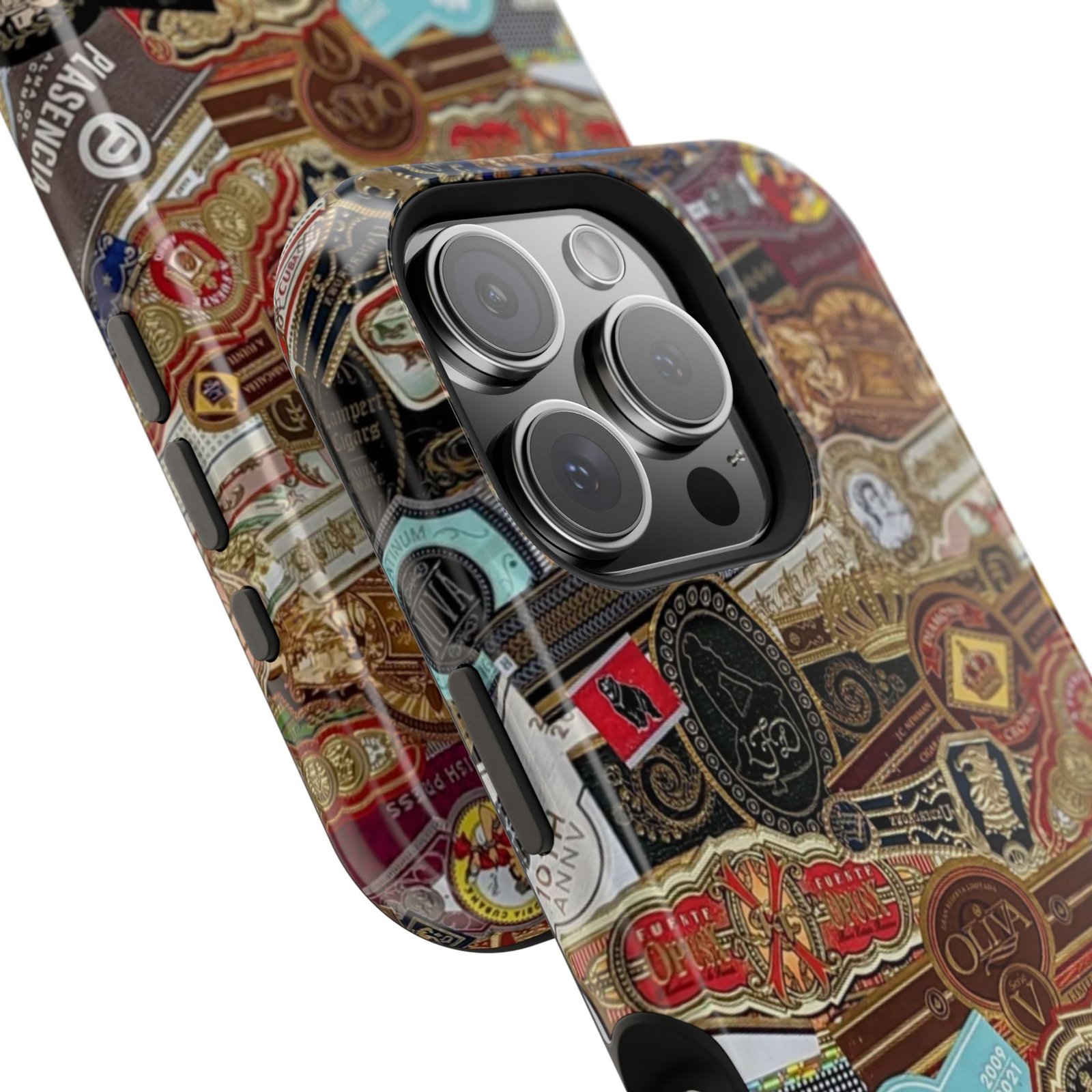 Cigar Band Collage Magnetic Impact-Resistant Phone Case - Image 178