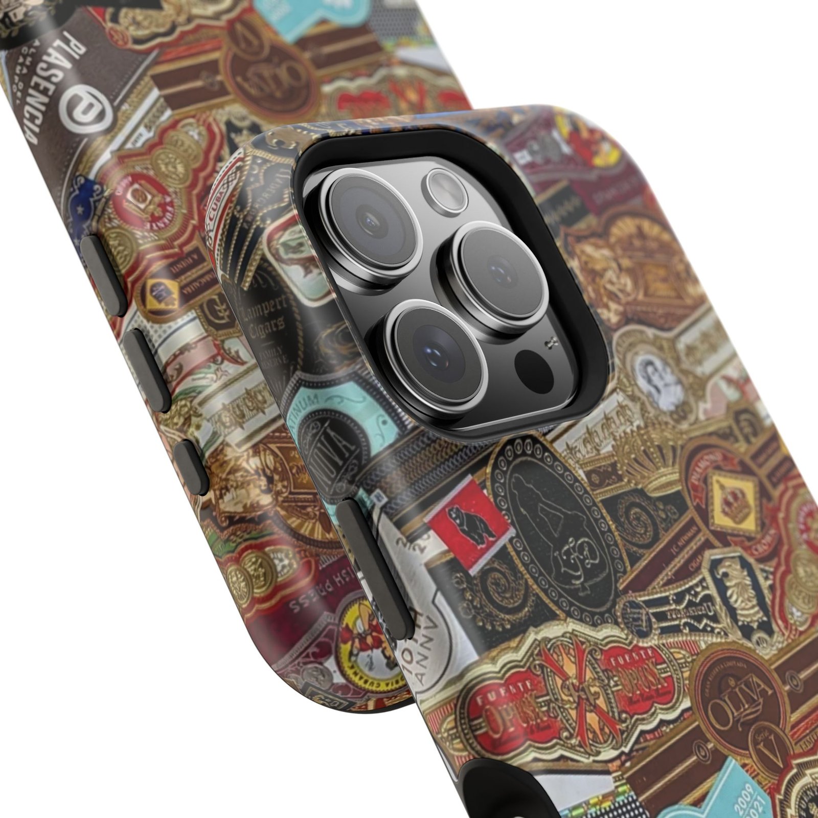 Cigar Band Collage Magnetic Impact-Resistant Phone Case - Image 189