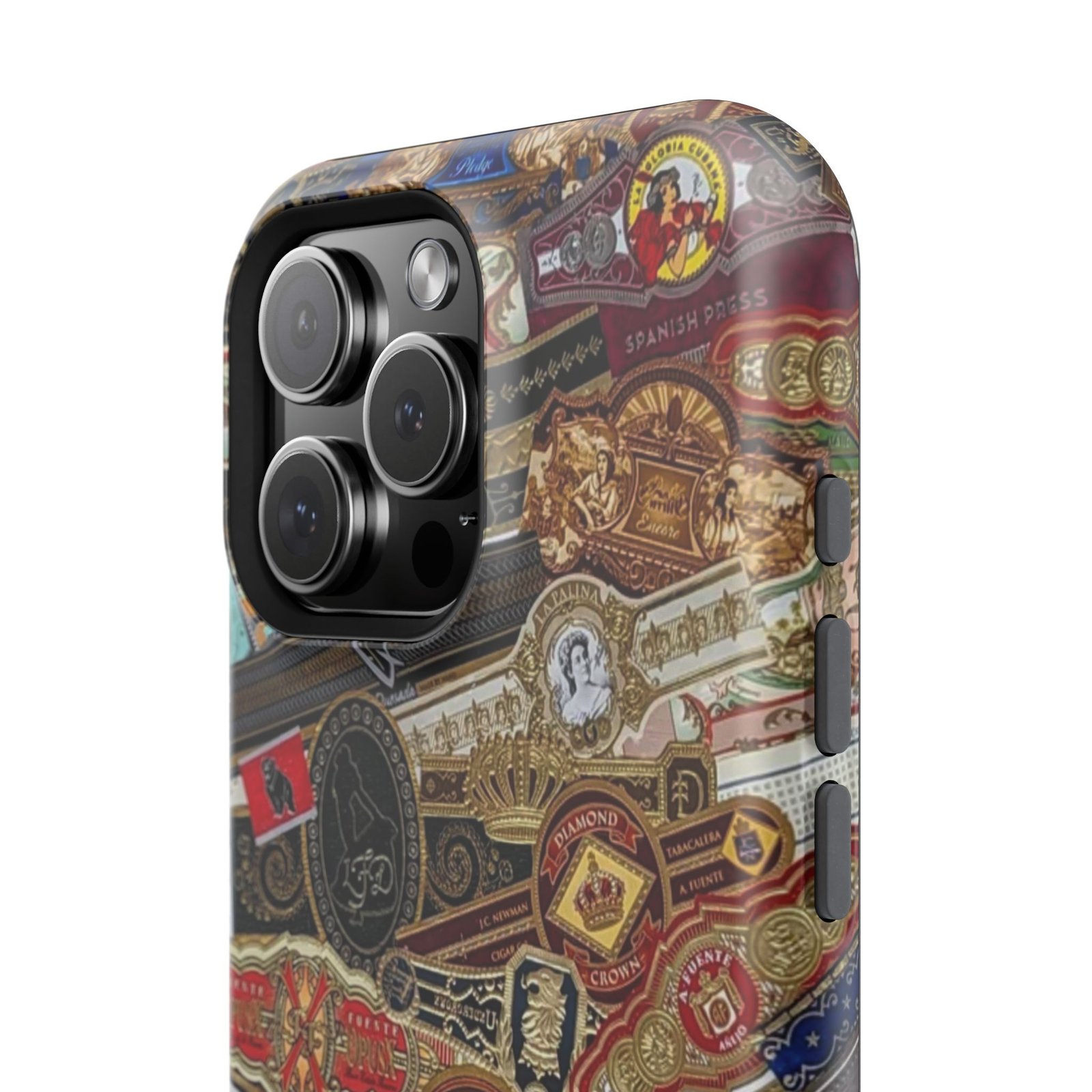Cigar Band Collage Magnetic Impact-Resistant Phone Case - Image 202