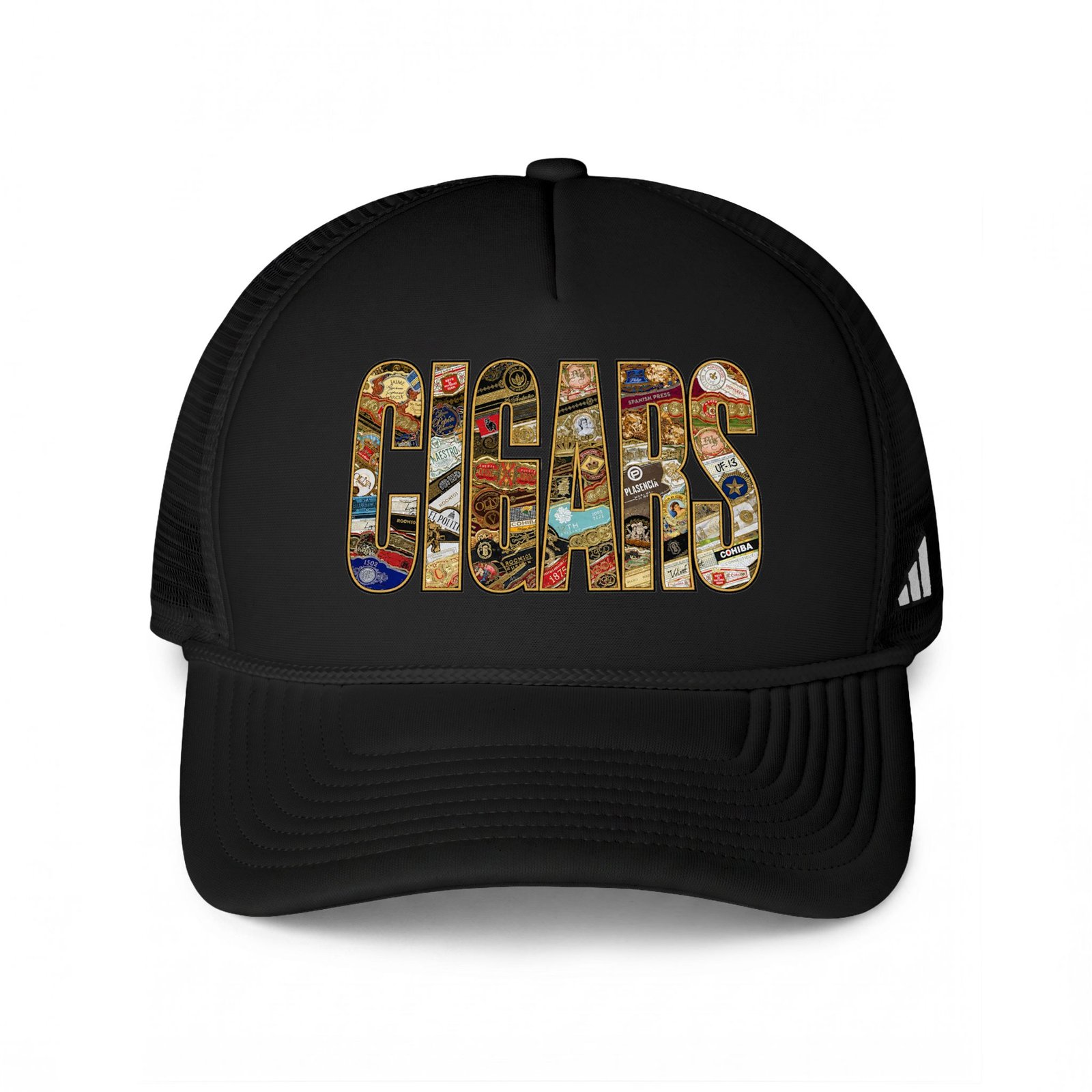 Trucker Hat — 'Legends' Vintage Patch Collage Cap - Image 2