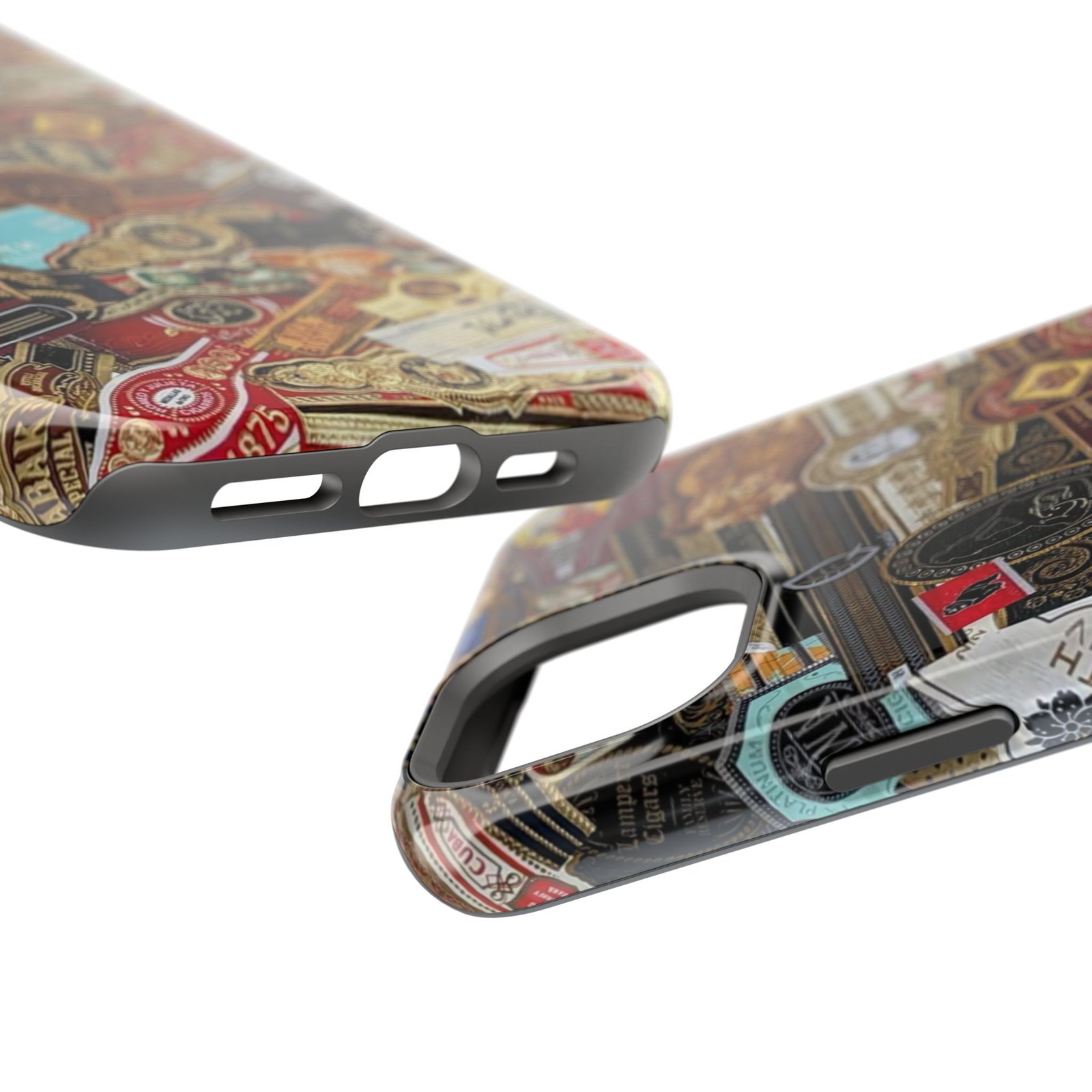Cigar Band Collage Magnetic Impact-Resistant Phone Case - Image 114