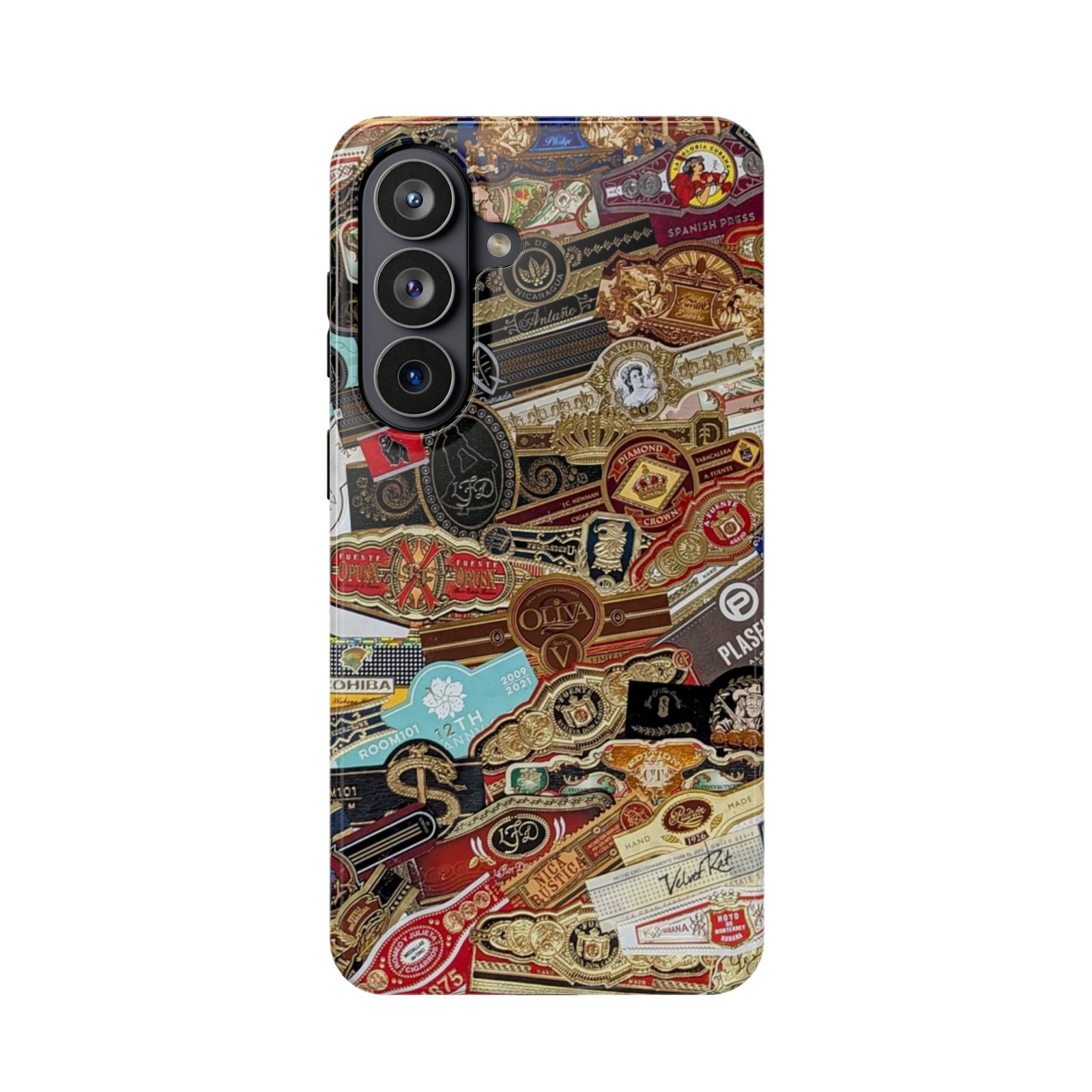 Cigar Band Collage Magnetic Impact-Resistant Phone Case - Image 217
