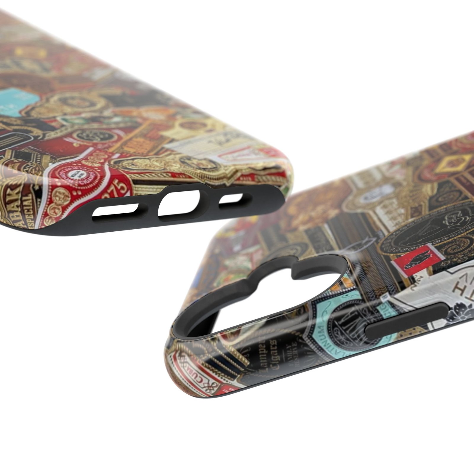 Cigar Band Collage Magnetic Impact-Resistant Phone Case - Image 157