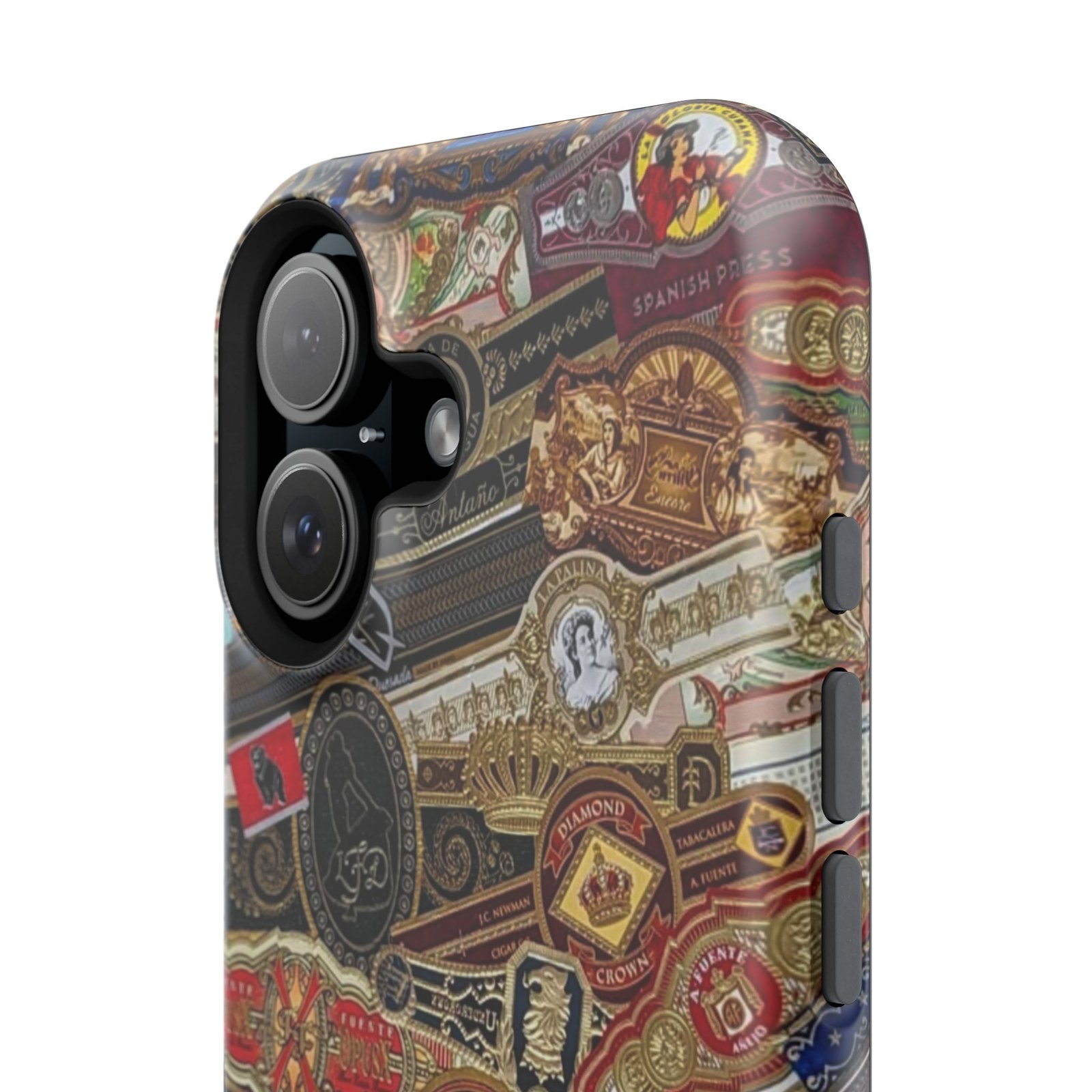 Cigar Band Collage Magnetic Impact-Resistant Phone Case - Image 147