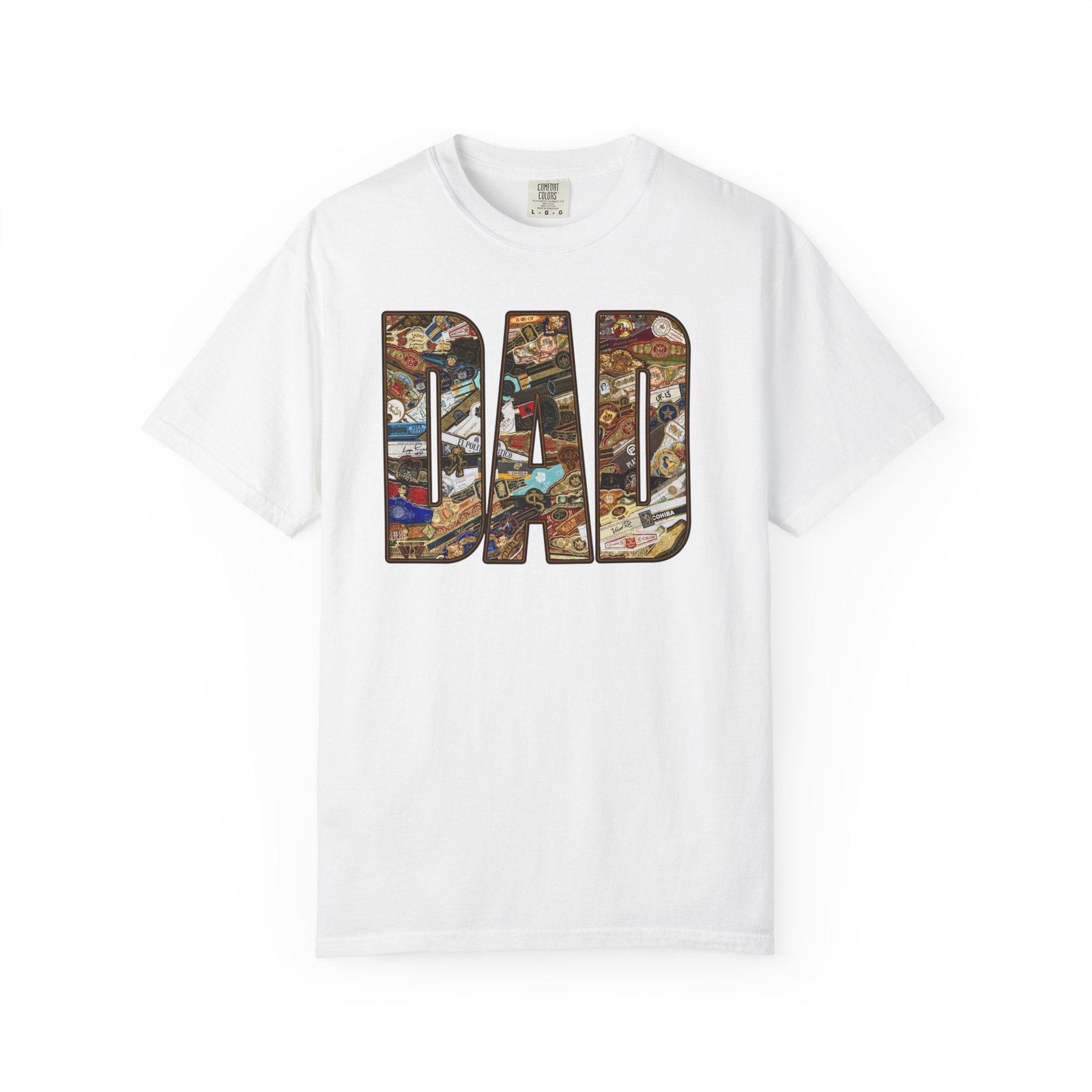 Dad Collage T-Shirt — Vintage Hobby & Tools Graphic Tee for Father’s Day - Image 11
