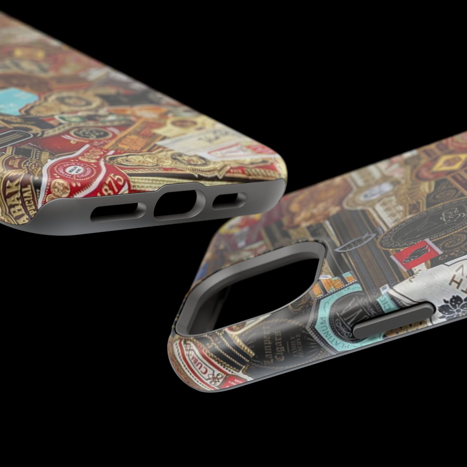 Cigar Band Collage Magnetic Impact-Resistant Phone Case - Image 119